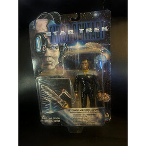 Star Trek First Contact Geordi LaForge Action Figure Playmates 1996 On Card